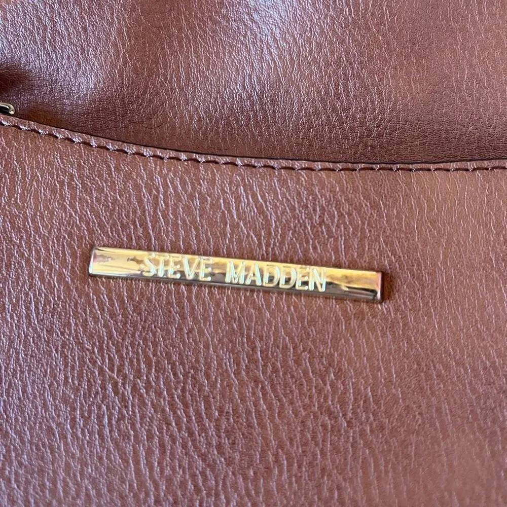 Steve Madden cognac small handbag - Picture 2 of 11
